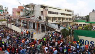 Colegio Rebsamen tras el sismo de 2017