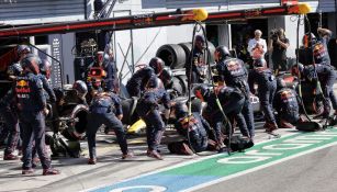 Checo Pérez en el GP de Italia