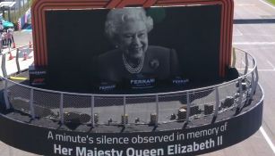 La F1 realizó un tributo a Isabel II