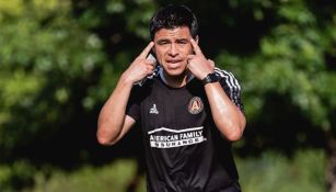 Gonzalo Pineda dio un emotivo discurso en el Atlanta United