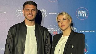 Wanda Nara e Icardi en un evento del PSG