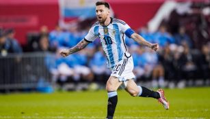 Messi en festejo de gol