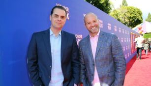 Luis García y Martinoli en un evento privado