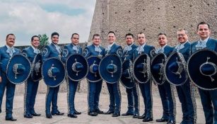 Mariachi previo a un show