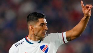 Luis Suarez en acción con Nacional