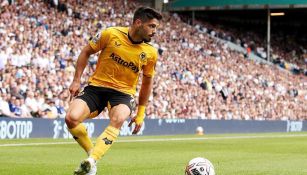 Pedro Neto durante un partido con Wolves