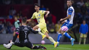 Jürgen Damm en el duelo ante el Puebla en Liguilla 