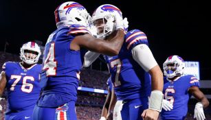 Jugadores de los Bills, en festejo