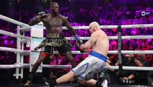 Deontay Wilder noqueando a Robert Helenius