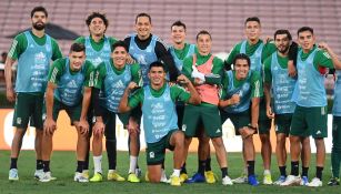 Selección Mexicana durante entrenamiento