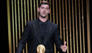 Thibaut Courtois en la ceremonia del Balón de Oro