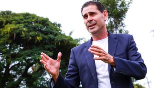 Fernando Hierro en su visita a Verde Valle