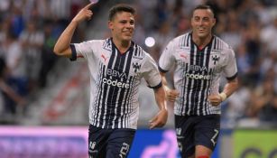 Ponchito González en festejo con Monterrey