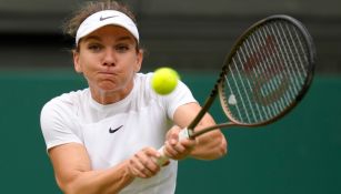 Simona Halep en acción 