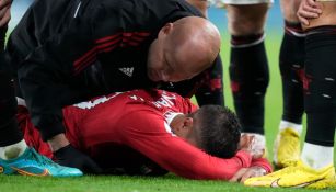 Varane tras sufrir lesión en terreno de juego