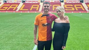 Mauro Icardi junto a Wanda Nara en el Galatasaray 