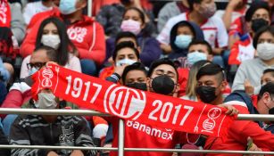 Afición de Toluca en un partido