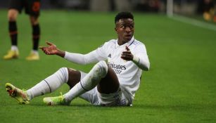 Vinicius Jr. durante un partido del Real Madrid