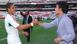 Checo Pérez a Chicharito Hernández: 'No te vayas a Chivas, vente al América'