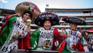 Afición apoyando a la Selección Mexicana 