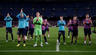 Barcelona tras quedar fuera de la Champions