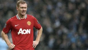 Paul Scholes con el Manchester United