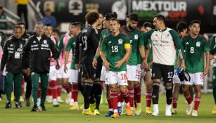 Selección Mexicana en un partido