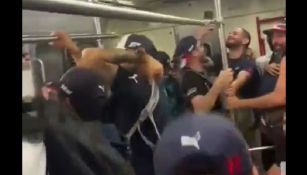 Los usuarios siguieron la fiesta en el Metro