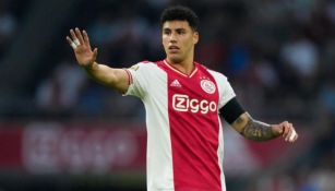 Jorge Sánchez en un partido con el Ajax