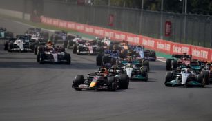 Largada en el Gran Premio de México