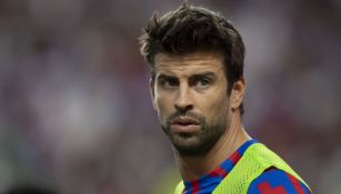 Piqué en un partido de Barcelona