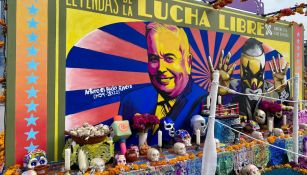 Ofrenda a Leyendas de la Lucha Libre