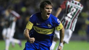 Mouche en su etapa con Boca Juniors