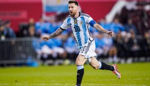 Messi celebra con Argentina