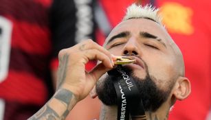 Arturo Vidal tras ganar la Copa Libertadores