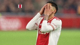 Edson Álvarez en la derrota del Ajax