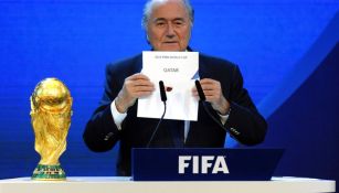 Blatter confesó que se arrepiente de dar la sede a Qatar 