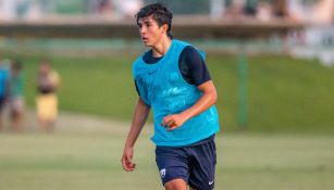 Mateo Casares en la pretemporada de Pumas