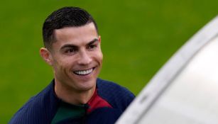 Cristiano Ronaldo en entrenamiento con Portugal