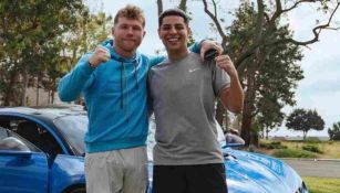 Canelo Álvarez y Eduin Caz juntos 