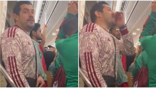 El mexicano causó risas en el metro con su grito