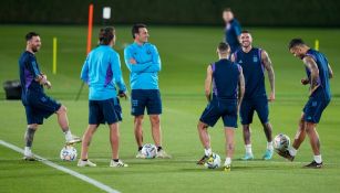 Argentina en entrenamiento previo a enfrentar a México