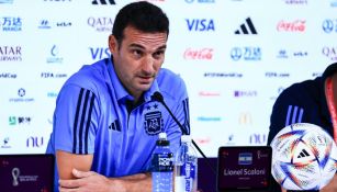 Lionel Scaloni en conferencia de prensa