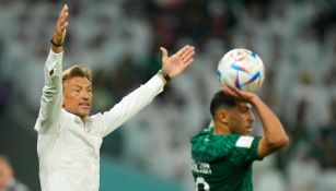 Hervé Renard en un juego de Arabia Saudita