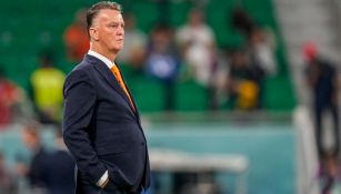 Louis van Gaal con Holanda