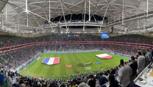 Asientos vacíos en el Francia vs Polonia