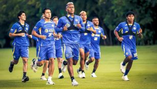 Entrenamiento de América en Cancún 