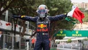 Checo Pérez tras ganar el GP de Mónaco