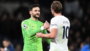 Harry Kane y Hugo Lloris en el Tottenham Hotspurs