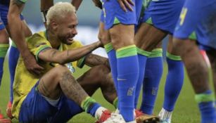 Neymar tras la eliminación de Brasil